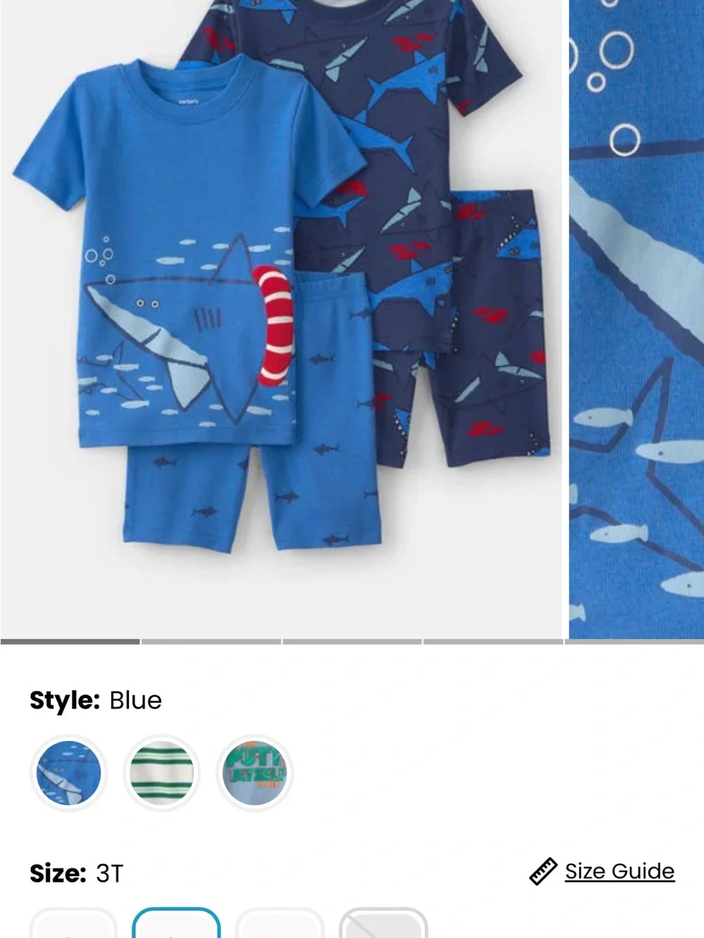 Carter's 12 Piece Kids Pajama Set size 2T